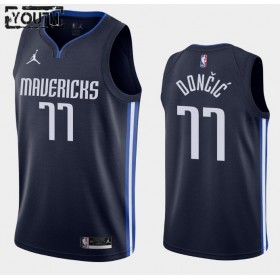 Dres Dallas Mavericks Luka Doncic 77 2020-21 Jordan Brand Statement Edition Swingman - Dječji